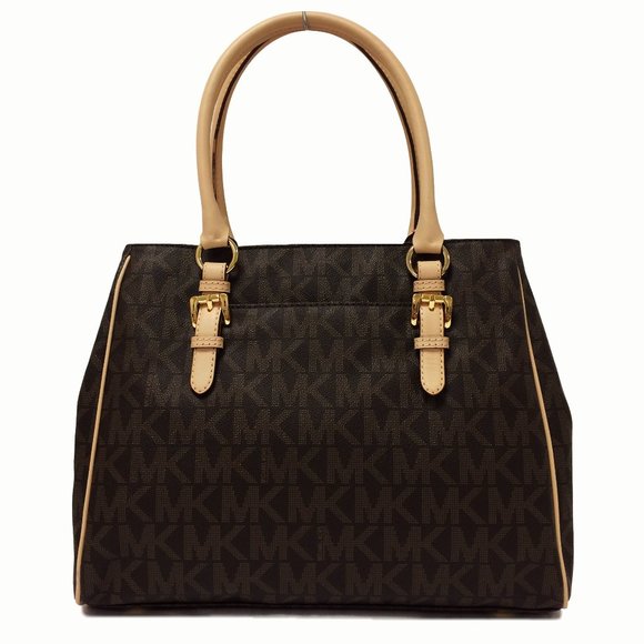 Michael by Michael Kors Monogram Brown Work Tote - Picture 9 of 9